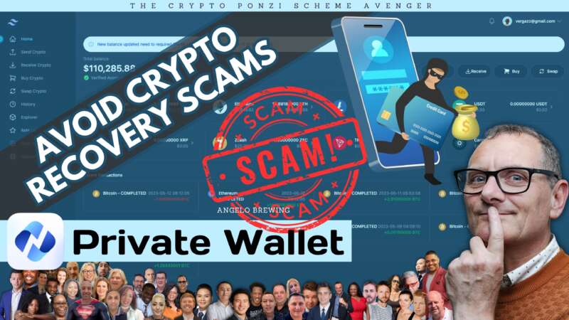 CryptoCurrency Recovery Agents EXPOSED / RECOVERY SCAMMERS