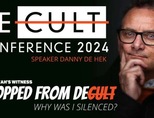 DECULT CONFERENCE 2024: Why Was EX-Jehovah’s Witness Danny de Hek Silenced and Dropped? #DECULT